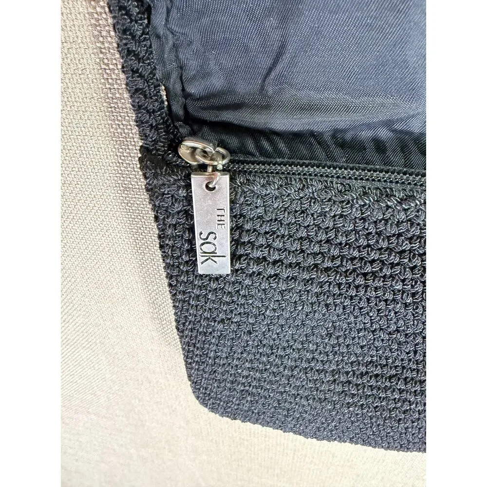 Y2K The Sak Black Nylon Smartphone Crossbody Bag – Compact Travel‎ Pouch